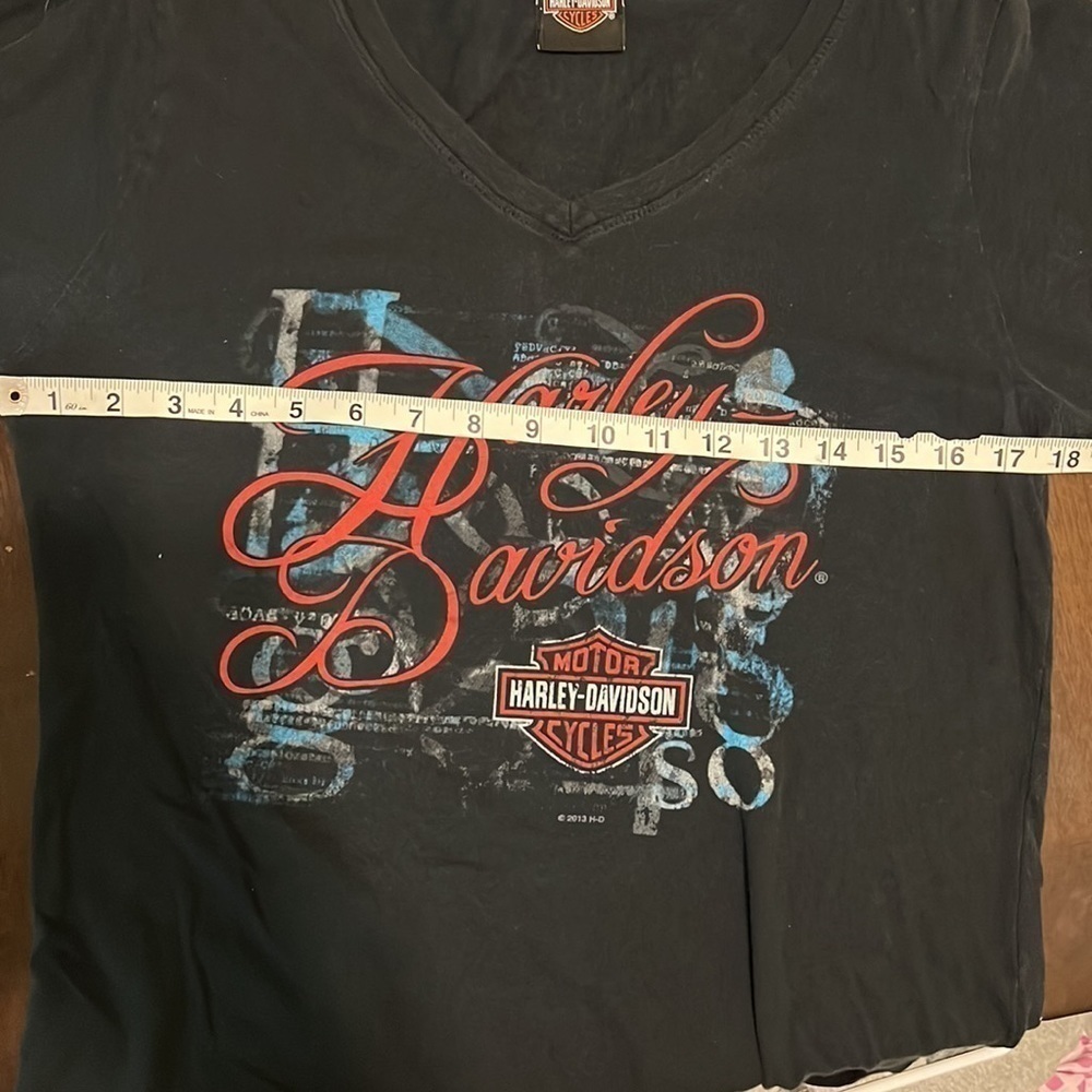 Women’s Hammond Louisiana Harley Davidson Dealer T Shirt Size M (GOOD) - Picture 6 of 7